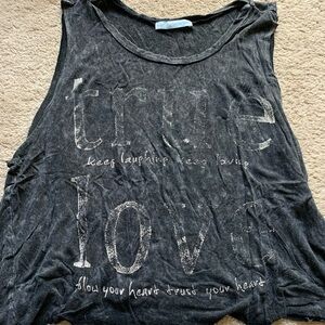 🌸GRAY “TRUE LOVE” TANK SIZE S